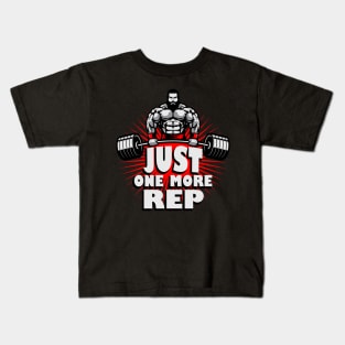 Just one more Rep Bodybuilder Kids T-Shirt